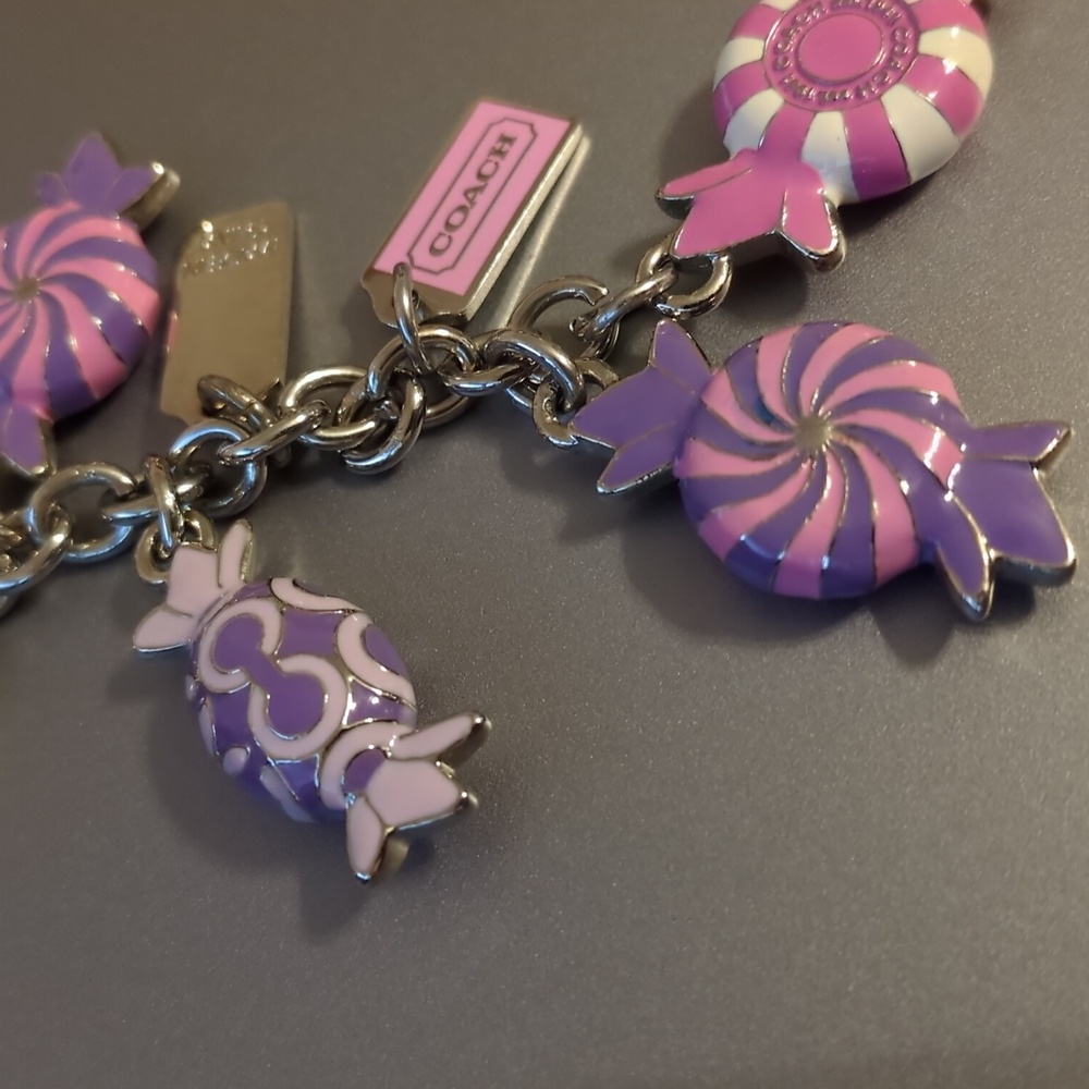 COACH Candy Keychain Purse Charm RARE - Picture 6 of 11